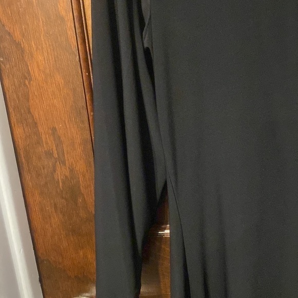 Cato black tunic with sheer neckline and hem. Size large - Picture 4 of 6